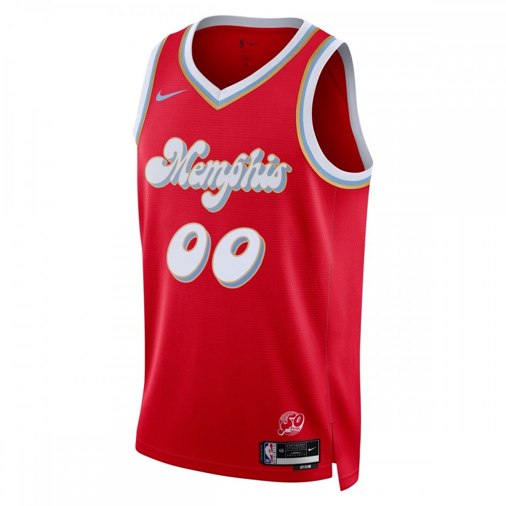 Memphis Grizzlies Unisex 2024/25 Custom Swingman Jersey - City Edition - Red-Pro Kit Vault | Brand New 26/27 Sports Jerseys